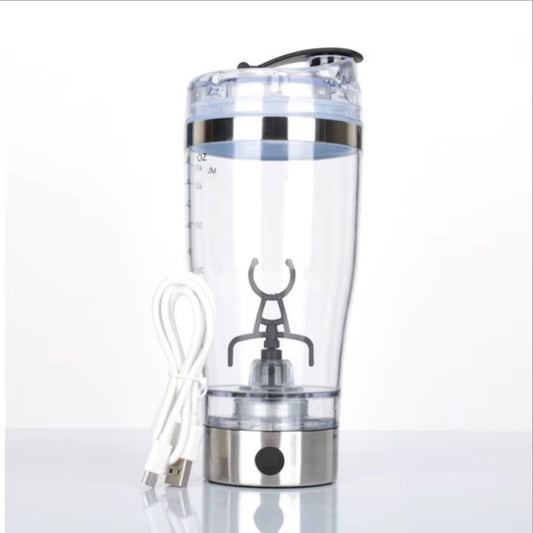 600Ml Electric Protein Shake Stirrer USB Shake Bottle Milk Coffee Blender Kettle Sports and Fitness Charging Electric Shaker Cup